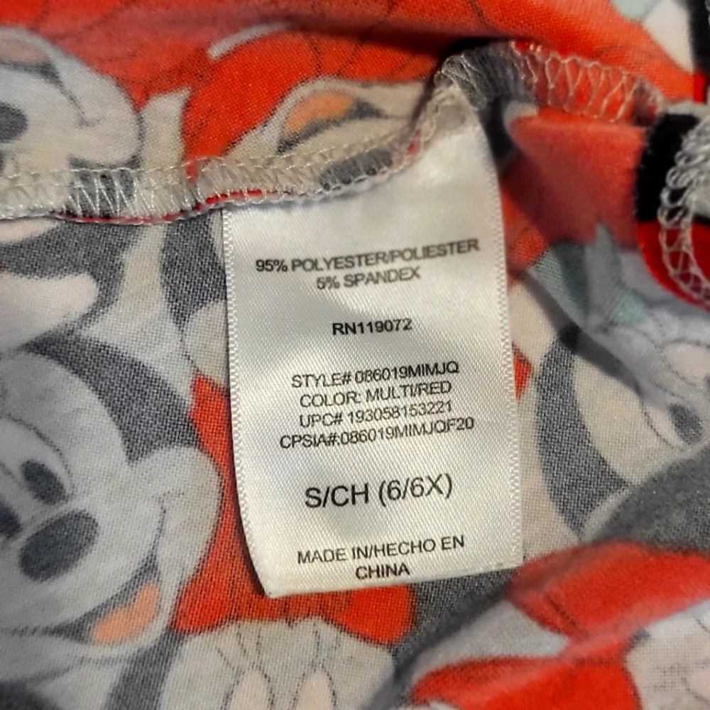 🌸Disney girl's minie mouse christmas dress size 6/6x